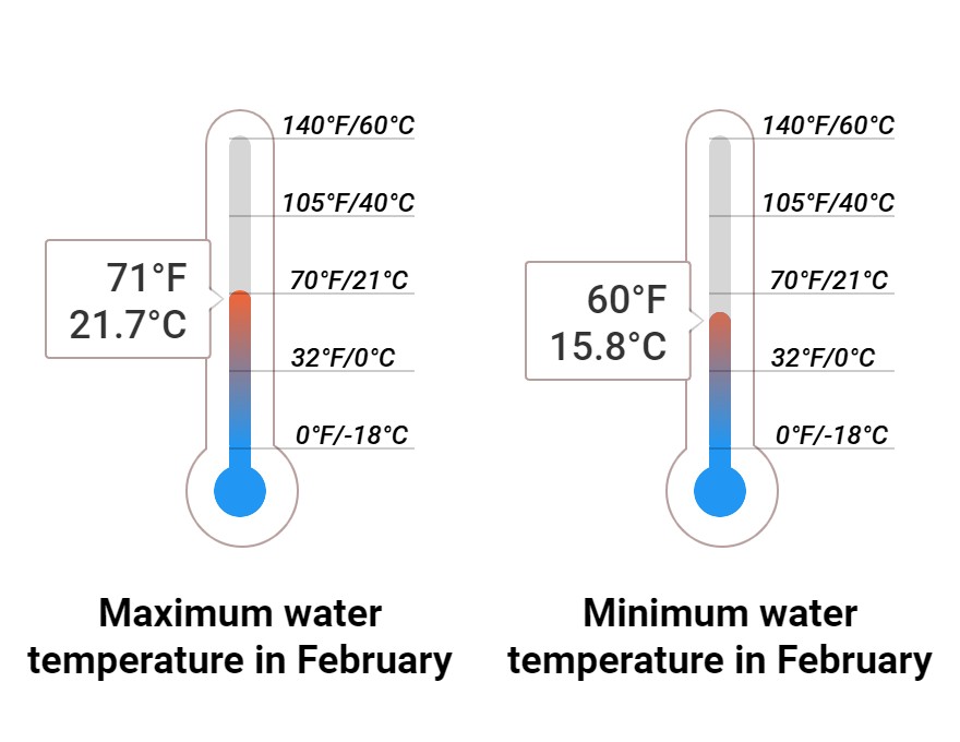 Average Sea temperature